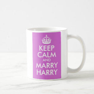 Orchid Behielt Calm und Marry Harry Kaffeetasse