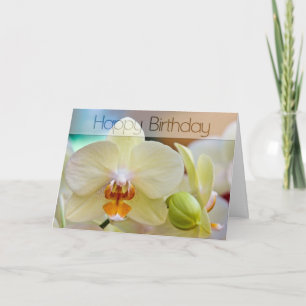 Orchid • Birthday Card Karte