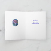 Orchid Birthday Card Karte (Innenseite)