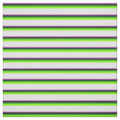 Orchid, Black, Forest Green, Green und Lavender Stoff (Muster)