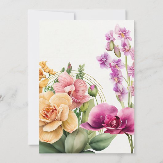 Orchid Blast Einladung (Vorderseite)