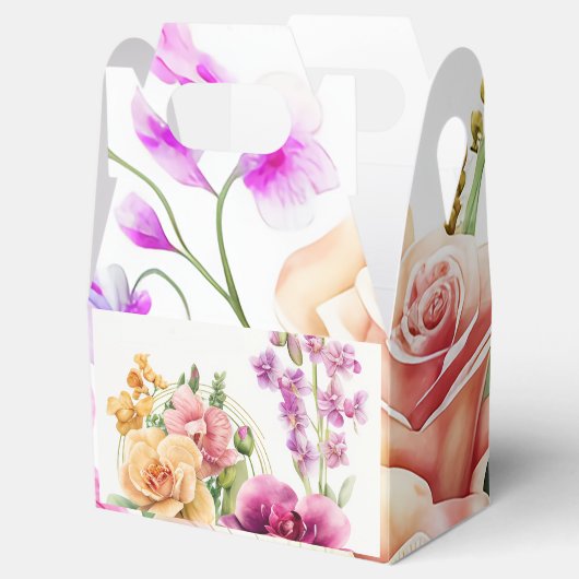 Orchid Blast Favor Box Geschenkschachtel (Geöffnet)