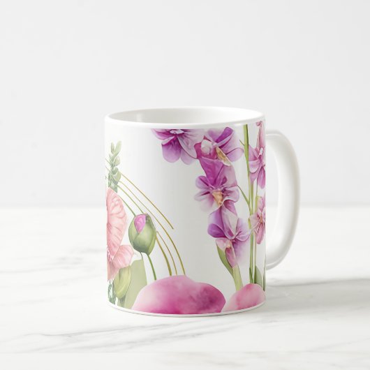 Orchid Blast Kaffeetasse (VorderseiteRechts)