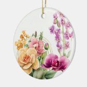 Orchid Blast Keramik Ornament (Links)