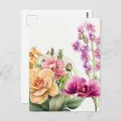 Orchid Blast Postkarte (Vorne/Hinten)