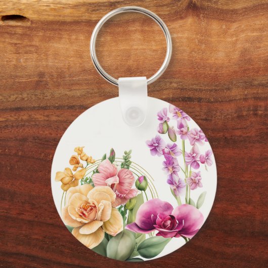 Orchid Blast Schlüsselanhänger (Vorderseite)