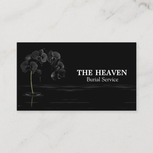 Orchid Bloom Visitenkarte (Vorderseite)