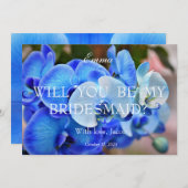 Orchid Blue wird meine Einladung sein (Vorne/Hinten)