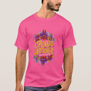 Orchid Blume Beauty Gardener Graphic T-Shirt