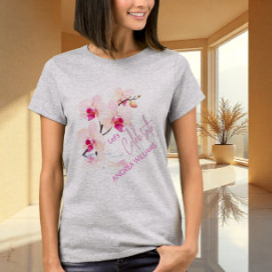 Orchid Blume Blüten 60. Geburtstag Name T - Shirt