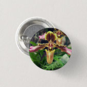 Orchid-Blume Button (Vorne & Hinten)