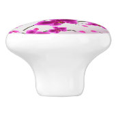 Orchid Blume Elegante Flora Keramikknauf (Seitenansicht)