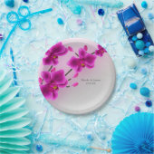 Orchid Blume Elegante Hochzeit mit Flora Pappteller (Party)