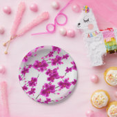 Orchid Blume Elegante Hochzeit mit Flora Pappteller (Party)