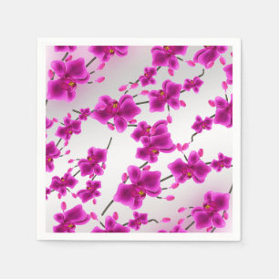 Orchid Blume Elegante Hochzeit mit Flora Serviette