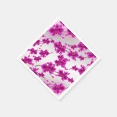 Orchid Blume Elegante Hochzeit mit Flora Serviette (Ecke)