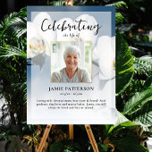 Orchid Blume Feier des Fotos Leben, Beerdigung Poster