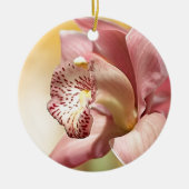 Orchid-Blume für meine schöne Ehefrau Keramik Ornament (Vorne)