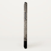 Orchid Blume grau schwarz elegant Case-Mate iPhone Hülle (Hinten/Rechts)