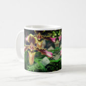 Orchid-Blume Kaffeetasse (Vorderseite Links)