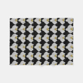 Orchid Blume Muster für Gärtner und Blüten Fleecedecke (Vorderseite (Horizontal))