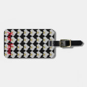 Orchid Blume Muster für Gärtner und Blüten Gepäckanhänger (Vorderseite horizontal)