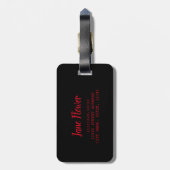 Orchid Blume Muster für Gärtner und Blüten Gepäckanhänger (Rückseite vertikal)