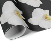 Orchid Blume Muster für Gärtner und Blüten Geschenkpapier (Rolleneckpunkt)