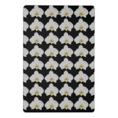 Orchid Blume Muster für Gärtner und Blüten Mini Klemmbrett (Rückseite)