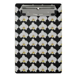 Orchid Blume Muster für Gärtner und Blüten Mini Klemmbrett