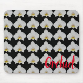 Orchid Blume Muster für Gärtner und Blüten Mousepad