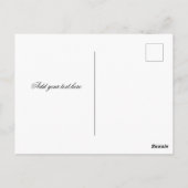 Orchid-Blume Ölgemälde Postkarte (Rückseite)