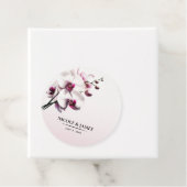 Orchid Blume Rosa & Weiß Hochzeit Geschenkanhänger (Beispiel)