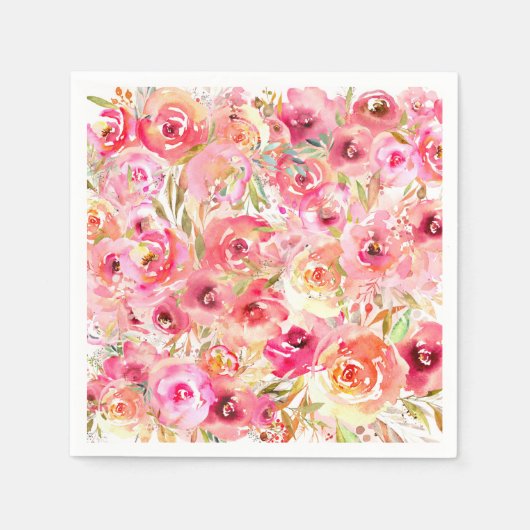 Orchid-Blume Serviette (Vorderseite)