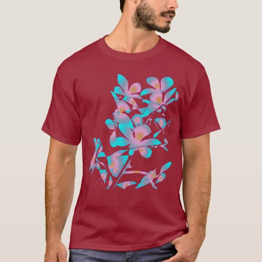 Orchid-Blume T-Shirt (Vorderseite)