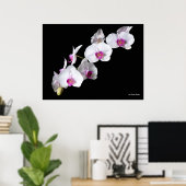 Orchid-Blume von Sinisa Botas Poster (Heimbüro)