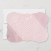 Orchid Blush Vielen Empfang Cards Einladung (Rückseite)