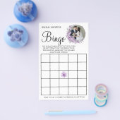 Orchid Brautparty Bingo Spielkarte Flyer (Einzeln)