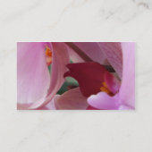 Orchid Business Cards Visitenkarte (Rückseite)