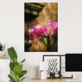 Orchid - Cattleya Poster (Heimbüro)