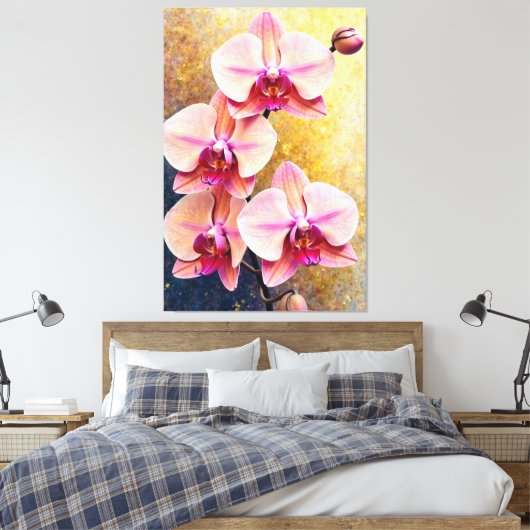 Orchid Charm Leinwanddruck (Insitu (Schlafzimmer))