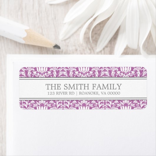 Orchid Damask Muster (Insitu)