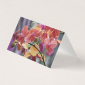 Orchid Dankeschön Karte (Vorderseite)