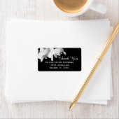 Orchid Dankeschön Label Adressaufkleber (Insitu)