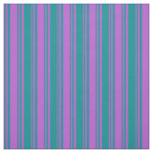 Orchid-Dark-Cyan-Muster der Streifen Stoff (Muster)