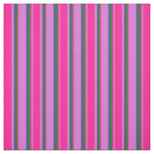 Orchid, Deep Pink, Green & Dark Slate Blue gefärbt Stoff (Muster)