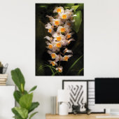 Orchid - Dendrobium Orchid Poster (Heimbüro)