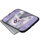 Orchid des Nachtschwärmerwaldes Laptopschutzhülle (Vorne Knopf)