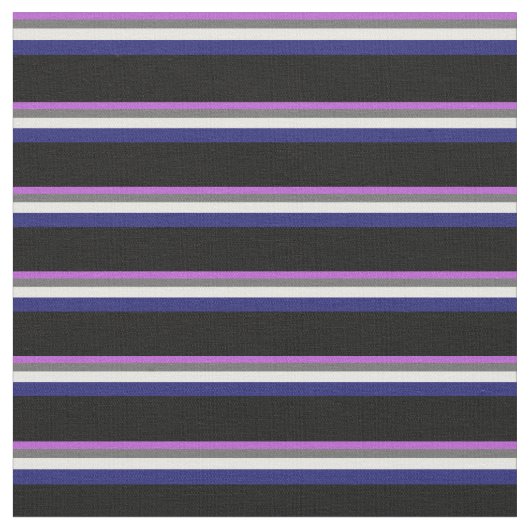 Orchid, Dim Grau, Mintcreme, Midnight Blue, Black Stoff (Nahaufnahme)
