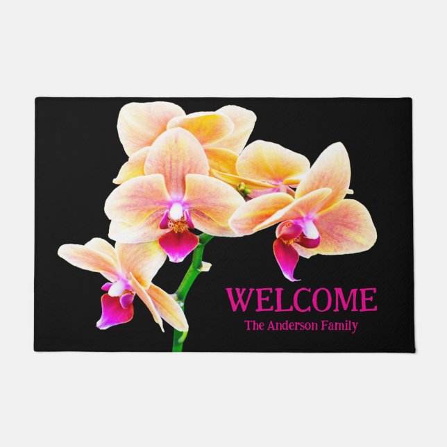 Orchid Door Mat Fußmatte (Vorderseite)